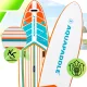AquaPaddle Navigator SUP irklentė, 355x82x15 cm, oranžinė/žalia