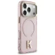 Karl Lagerfeld IML K Head Logo MagSafe dėklas iPhone 17 Pro Max, rožinis
