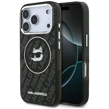 Karl Lagerfeld IML Choupette Head Logo MagSafe Phone Case Cover iPhone 17 Pro Max - Black