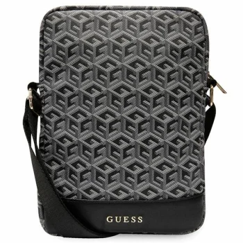 Guess Gcube Stripe planšetės krepšys iki 10", juodas