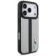 BMW M Perforated Stripe Logo MagSafe dėklas iPhone 17 Pro telefonui, pilkas