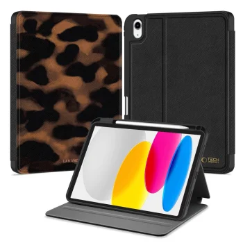 Dėklas Tech-Protect Lamano iPad 10.9 (2022) / iPad 11 (2025), rudas/juodas