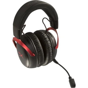 Belaidės žaidimų ausinės HyperX Cloud III S, juodos/raudonos