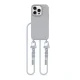 Tech-Protect iPhone 14 Pro dėklas MagNecklace MagSafe, pilkas