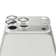 PanzerGlass Fender kameros apsauginis stiklas iPhone 17 Pro Max - sidabrinis