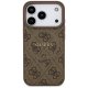 Guess 4G Ring Classic Logo MagSafe dėklas iPhone 17 Pro, rudas