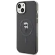 Karl Lagerfeld dėklas iPhone 15 Plus telefonui IML Ikonik MagSafe, juodas