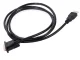 VGA – HDMI laidas 1,3 m, „Full HD“ 1080p, paauksuotos jungtys, juodas