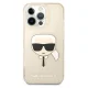 Apple iPhone 14 Pro Max 6.7\" Karl Lagerfeld Glitter Karl Head Case Cover (KLHCP13XKHTUGLGO), Gold