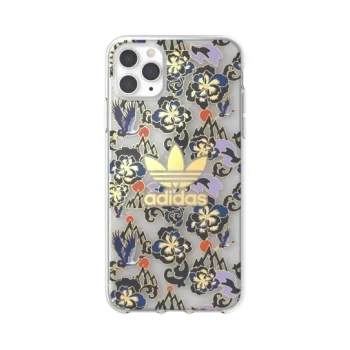 Adidas OR Clear Case CNY AOP dėklas, skirtas iPhone 11 Pro Max, Auksinis