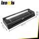 A3 laminatorius Izoxis 430W su pjaustykle, kampų apvalintoju ir 110 vokelių, juodas