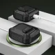 Tech-Protect Carbonox dėklas AirPods 4 ausinėms, juodas