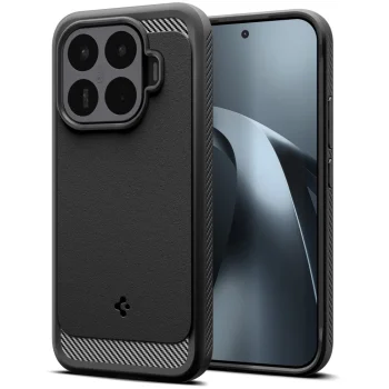 Dėklas Xiaomi 17T Spigen Rugged Armor, Matte Black