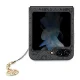 Guess 4G Charms dėklas Samsung Galaxy Z Flip 5 pilkas