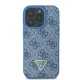 Guess Crossbody 4G Metal Logo dėklas iPhone 16 Pro Max, mėlynas