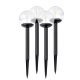 Ilumen LS-103 Solar Garden Lights, Transparent Balls, 4 Pcs