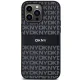 DKNY Mono Stripe & Metal Logo dėklas, skirtas iPhone 14 Pro Max, juodas