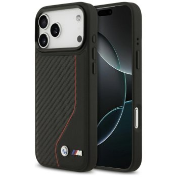 BMW M Carbon Line dėklas, skirtas iPhone 17 Pro Max, su MagSafe, raudonas