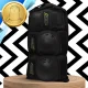 Kids Protective Gear Set 6-in-1 for Skating and Biking, Size XXS, Black