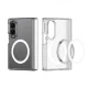 Dėklas Dux Ducis Clin Mag skirtas Samsung Galaxy Z Fold 8 Wide su MagSafe, skaidrus