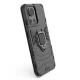 Ring Armor Hybrid Case with Magnetic Holder for OnePlus Ace, Black