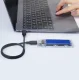 Orico TCM2-C3 M.2 NVMe - USB-C išorinis disko dėklas, mėlynas