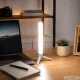 LED Desk Lamp for Makeup and Recording with 3 Light Modes White