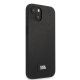 Karl Lagerfeld Saffiano Plaque dėklas skirtas iPhone 13 mini, Juodas