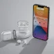 Ausinių dėklas Tech-Protect FlexAir, skirtas Apple AirPods 4, skaidrus