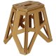 Folding Camping Stool / Chair, 40 cm, Beige