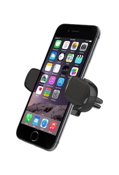 Automobilinis telefono laikiklis į ventiliacijos groteles (53-73 mm), juodas