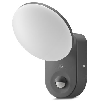 Maclean MCE367 LED sieninis šviestuvas su PIR jutikliu, 15W, 1100lm, pilkas