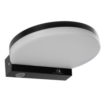 Lauko sieninis LED šviestuvas Maclean MCE346 B, 15W, 1300lm, juodas