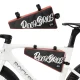 Rockbros G008 dviračio rėmo trikampis krepšys XL 1.9L, juodas/raudonas