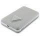 Guess Grained Triangle MagSafe išorinė baterija 5000mAh 15W, smėlio spalvos