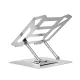 Nešiojamojo kompiuterio ir planšetės stovas Wozinsky HardStand WDCX-X19-AB 10\"-16\", sidabrinis