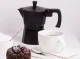 Aliumininis kavinukas (Moka pot), 150 ml, 3 puodeliai, juodas