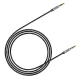 Baseus Yiven 3.5mm AUX garso laidas, 1m, juodas / sidabrinis