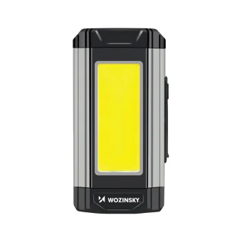 Darbinis žibintas Wozinsky WLR-15W, 15 W, 1500 lm, CREE ir COB LED, IPX6, pilkas