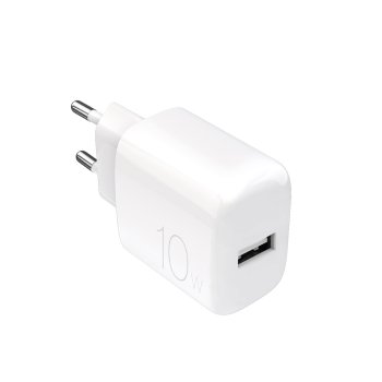 Puro PROLITE 10W USB-A sieninis įkroviklis, baltas