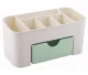 Cosmetics organizer white - green