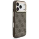 Guess 4G dėklas su MagSafe pinigine iPhone 17 Pro, rudas