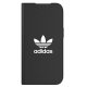 Adidas OR Booklet Case Basic atverčiamasis dėklas iPhone 13/14/15 6.1\", juodas/baltas