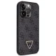 Guess dėklas iPhone 14 Pro su dirželiu Crossbody 4G Metal Logo, juodas