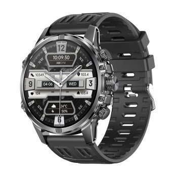 Išmanusis laikrodis Blitzwolf BW-AT6 Plus 1.75" AMOLED, juodas