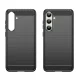 Dėklas Carbon Case, skirtas Samsung Galaxy S24 FE, juodas