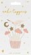 Cupcake and Muffin Decorations Stork, 11-12 cm, 7 pcs