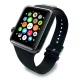 Karl Lagerfeld Apple Watch 42 / 44 / 45 mm silikoninis dirželis Choupette Heads, juodas