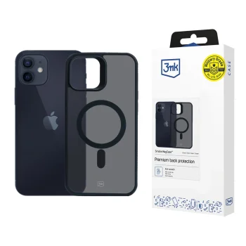 Apple iPhone 12 / 12 Pro 6.1'' 3MK Smoke MagCase Clear Case Cover