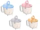Rice and Grain Washing Bowl with Strainer 1L, Mixed Colors
